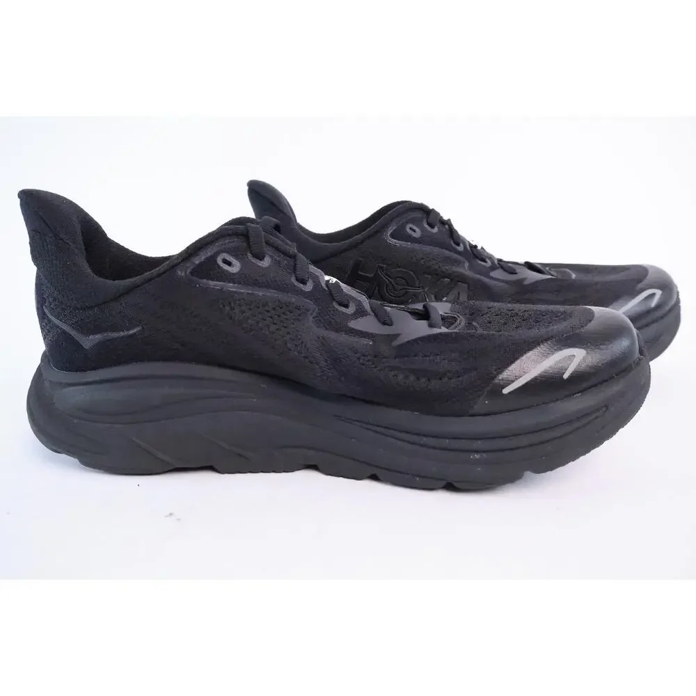HOKA Clifton 10 Big Kids Size 6MD Black Running Shoes 1168860BBLC #142